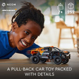 LEGO Technic NEOM McLaren Extreme E Race Car, Off-Road Pull Back Car Toy for Action Vehicle Role Play, Cool Toy for 7 Year Olds, McLaren Car Toy Gift Idea for Boys, Girls and Kids, 42166