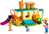 LEGO Friends Cat Playground Adventure, Animal Toy with Figures, Gift Set Idea for Kids, Girls and Boys 5 Years and Up, Pretend Play with Mini-Doll Characters Olly and Liann, 42612