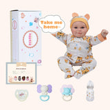 BABESIDE Reborn Baby Dolls, 20Inch Cute Soft Vinyl Realistic-Newborn Baby Dolls Poseable Real Life Lifelike Baby Dolls w/Doll Accessories for 3+ Year Old Girls