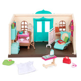 Li’l Woodzeez – Toy Walk-in Health Clinic – Doctor Office Playset – Dollhouse Playset with Accessories – Pretend Play for Kids Age 3+