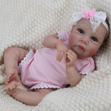 CHAREX Lifelike Reborn Baby Dolls - 20 Inch Realistic Newborn Dolls, Real Life Baby Girl with Weighted Cloth Body Gift Toy for Age 3+