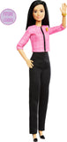 Barbie Careers Doll & Accessories, Future Leader with Black Hair Wearing Outfit with 2 Golden Bracelets & “B” Pin, Includes Future Leader Sticker for Kids