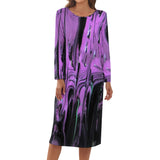 Purple Haze Women's Long Home Nightdress