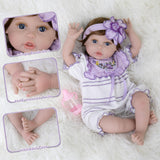 Milidool Lifelike Reborn Baby Dolls - 22 Inch Realistic Reborn Baby Dolls, Life Like Baby Dolls That Look Real,Handmade Real Looking Girl Alive Real Life Baby Doll