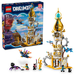 LEGO DREAMZzz The Sandman’s Tower, Kids’ Castle Toy Playset with Toy Spider and Bird, Fantasy Gift for Girls and Boys Aged 9 and Up, 71477