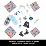 Monster High Skulltimate Secrets Fearidescent Series Doll & Accessories Set, Frankie Stein with Dress-Up Locker & 19+ Surprises