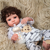 BABESIDE Reborn Baby Dolls, 20 Inch Lifelike Newborn Baby Doll Boy with Realistic Veins, Lifelike Handmade Reborn Doll, Advanced Painted Gift Set for Kids Age 3+