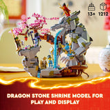 LEGO NINJAGO Dragon Stone Shrine, Build and Display Ninja Toy with 6 Ninja Action Figures, Advanced Building Ninja Kit, Birthday Gift Idea for Boys and Girls Ages 13 Years Old and Up, 71819