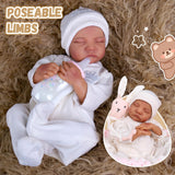 Aori Reborn Baby Dolls 18" Biracial Realistic Newborn Dolls Christmas Birthday Gift Set-Brave