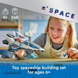 LEGO City Interstellar Spaceship, Creative Play Space Toy, Building Set with Spacecraft Model, Drone, and Astronaut Figure, Easter Basket Stuffer for Boys, Girls and Kids Ages 6 and Up, 60430
