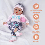 Joe zlvy Reborn Baby Dolls, 22 Inch Soft Vinyl Realistic Cute Baby Dolls, Realistic Newborn Baby Dolls, Lifelike Baby Dolls with Doll Accessories for 3+ Year Old Girls