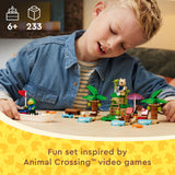 LEGO Animal Crossing Kapp’n’s Island Boat Tour, Buildable Video Game Toy for Kids, Includes 2 Minifigures from The Series Marshal and Kapp'n, Animal Crossing Toy for 6 Year Old Boys and Girls, 77048