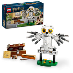 LEGO Harry Potter Hedwig at 4 Privet Drive, Buildable Fantasy Toy with a Harry Potter Owl Figure, Harry Potter Toy for Independent Play, Harry Potter Gift Idea for Girls, Boys and Kids Ages 7+, 76425