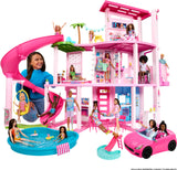 Barbie DreamHouse Doll House with 75+ Pieces Including Furniture & 3-Story Pool Slide, Pet Elevator & Puppy Play Areas