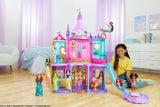 Mattel Disney Princess Doll House Ultimate Castle (4 ft Tall), Lights & Sounds, 3 Levels, 25+ Furniture & Accessories