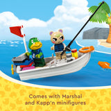 LEGO Animal Crossing Kapp’n’s Island Boat Tour, Buildable Video Game Toy for Kids, Includes 2 Minifigures from The Series Marshal and Kapp'n, Animal Crossing Toy for 6 Year Old Boys and Girls, 77048