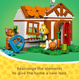 LEGO Animal Crossing Isabelle’s House Visit, Buildable Creative Toy for Kids, Includes Fauna and more Animal Crossing Toy Figures, Video Game Toy, Birthday Gift for Girls and Boys Ages 6 and Up, 77049