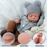 BABESIDE Lifelike Reborn Baby Dolls Boy-Noah, 20-Inch Soft Full Vinyl Body Realistic-Newborn Baby Dolls Anatomically Correct Real Life Baby Doll with Toy Accessories Gift Set for Kids Age 3+