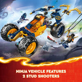 LEGO NINJAGO Arin’s Ninja Off-Road Buggy Car Toy with 4 Minifigures, Building Set for Kids with Dragon Toy from The NINJAGO Dragons Rising TV Show, Birthday Gift for 7 Year Old Boys and Girls, 71811