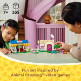 LEGO Animal Crossing Nook’s Cranny & Rosie's House, Buildable Video Game Toy for Kids, Includes 2 Animal Crossing Toy Figures, Birthday Gift Idea for Girls and Boys Aged 7 and Up, 77050