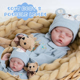 Milidool Realistic Reborn Baby Boy Dolls - Lifelike Newborn Baby Dolls That Looks Real,18 Inch Soft Handmade Real Looking Baby Doll, Real Life Baby Dolls with Gift Box for Kids Age 3+