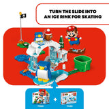 LEGO Super Mario Penguin Family Snow Adventure Expansion Set, Build and Display Toy for Kids, Includes a Goomba Figure and Baby Penguin, Gift for Gamers, Boys and Girls Ages 7 and Up,71430