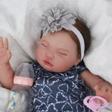 CHAREX Reborn Baby Dolls Girl - 20 inch Real Life Cute Realistic Newborn Baby Doll Toy with Cloth Body & Lifelike Baby Details for Age 3+
