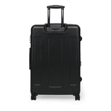 Metalic Blue Wave Suitcase