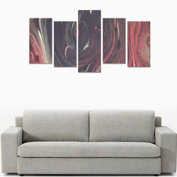 Lava void Canvas Wall Art Prints (No Frame) 5-Pieces/Set E