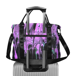 Purple Haze Large Capacity Duffle Bag(Model1715)