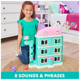 Gabby’s Dollhouse, Purrfect Dollhouse with 15 Pieces including Toy Figures, Furniture, Accessories and Sounds, Kids Toys for Ages 3 and up