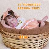 Milidool Lifelike Reborn Baby Dolls- 20-Inch Realistic Baby Dolls Girl Poseable Newborn Baby Girl Dolls,Soft Cloth Body Real Life Baby Doll, with Gift Box for Kids Age 3 +