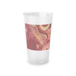 Lava Frosted Pint Glass, 16oz