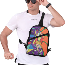 Duel Abstraction Vs Reality - Abstraction Attacking Realism - Men's Chest Bag (1726)