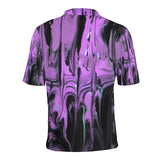 Purple Haze Men's All Over Print Polo Shirt (T55)