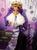 Monster High Doll, Clawdeen Wolf Howliday Collectible in ICY Lavender Gown with Furry Boa & Accessories