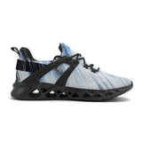 Metal Blue Wave SF_S56 New Elastic Sport Sneakers