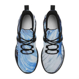 Metal Blue Wave SF_S56 New Elastic Sport Sneakers