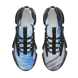 Metal Blue Wave SF_S36 Air Max React Sneakers - Black