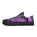 Purple Haze SF_S62 Unisex Classic Low Top Canvas Shoes - Black