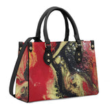 Lava Luxury Women PU Tote Bag - Black - SF_B3