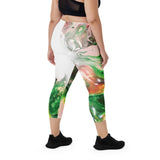 Green Goo Capri Leggings