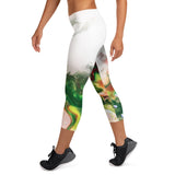 Green Goo Capri Leggings