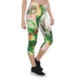 Green Goo Capri Leggings