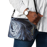 Metal Blue Wave Crossbody bag