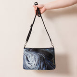 Metal Blue Wave Crossbody bag