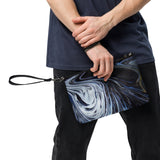 Metal Blue Wave Crossbody bag