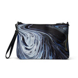 Metal Blue Wave Crossbody bag