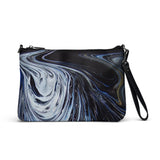 Metal Blue Wave Crossbody bag