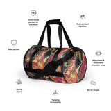 Lava All-over print gym bag